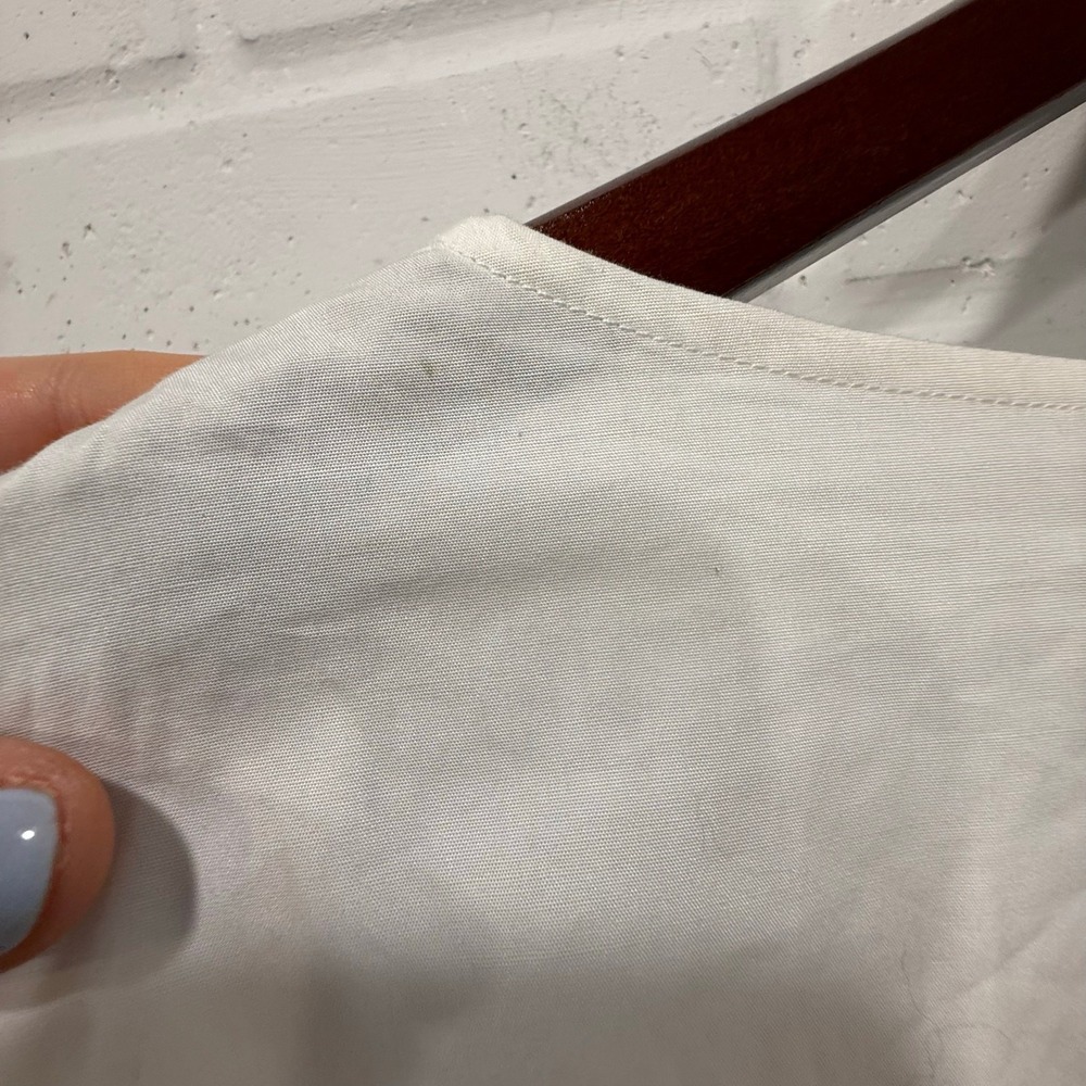 Massimo Dutti VNeck Blouse Silk Blend Bell Sleeve Floral Sz 6 NWT Minor‎ Blemish - Picture 14 of 16